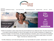 Tablet Screenshot of kemptravel.com